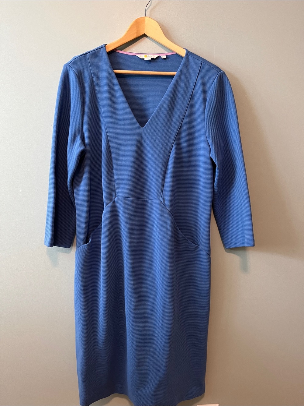BODEN COLETTE OTTOMAN DRESS.          12R